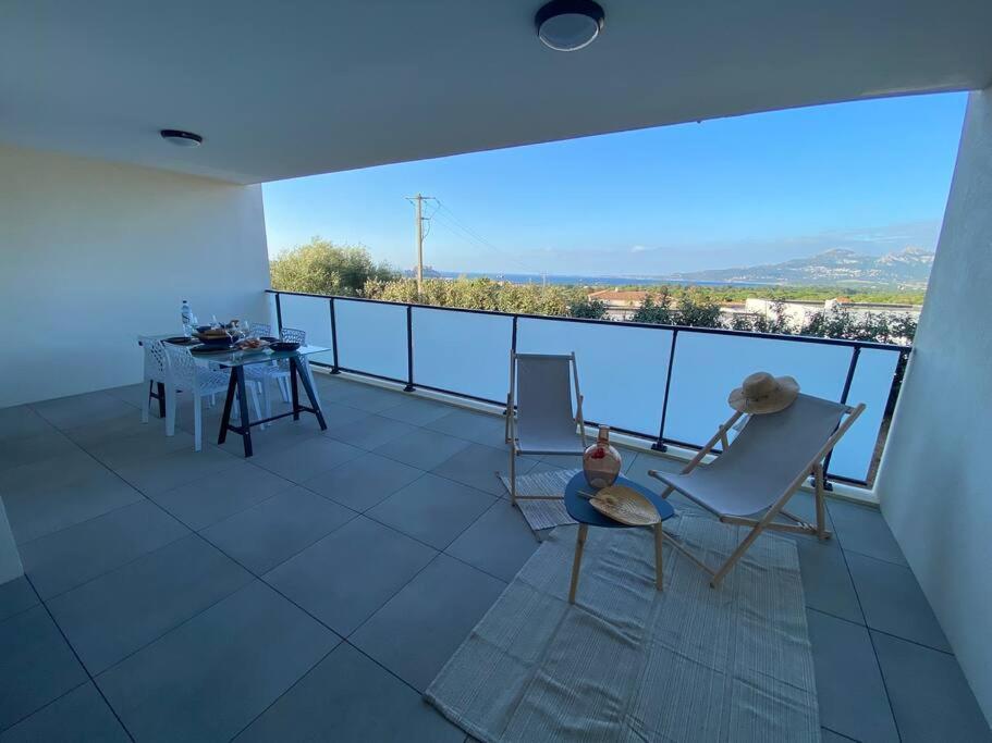Exceptionnelle Vue Mer Calvi - Piscine - T2 Eksteriør billede